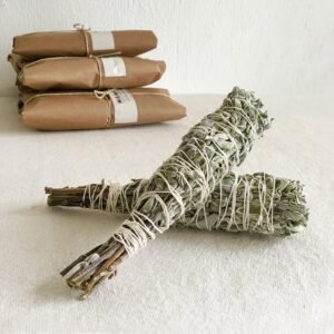 Natural Sage Smudge Sticks x2